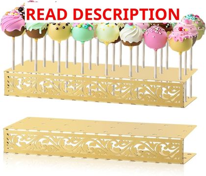 AIM & GGKK Cake Pop Stand 24 Holes Gold