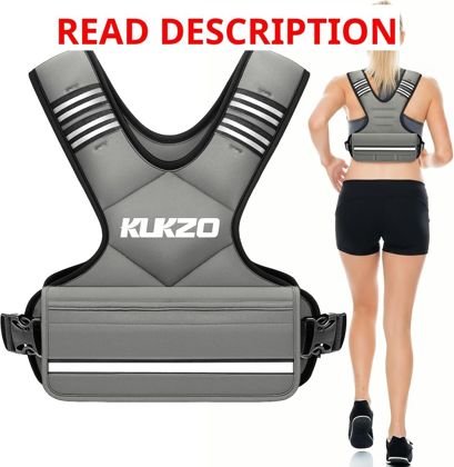 Adjustable Weighted Vest 6-32lb for Fitness