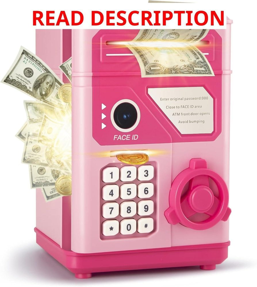 Kids ATM Piggy Bank: Password Lock