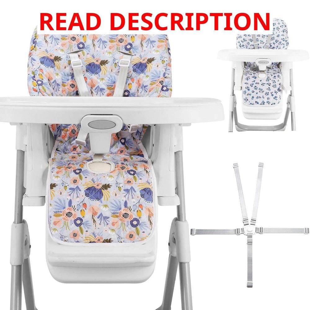 Baby High Chair Cover: Reversible Cushion