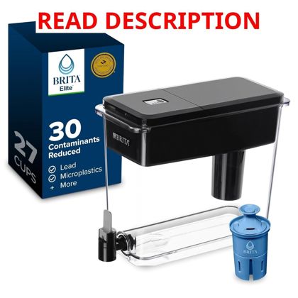 Brita XL 27-Cup Pitcher with Filter Black
