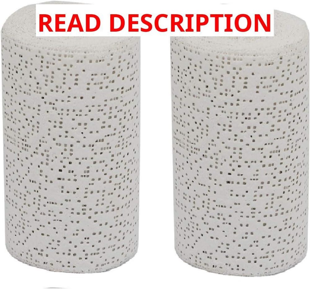 Fermus 2 Pack Plaster Gauze Bandage 2 Rolls