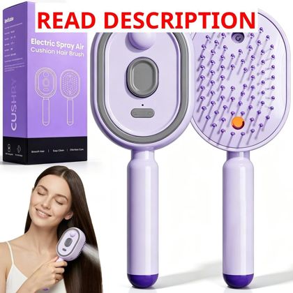 Electric Spray Massage Comb Purple