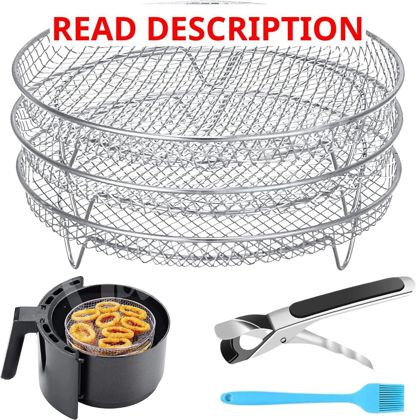 Air Fryer Accessories: 3 Stackable Racks