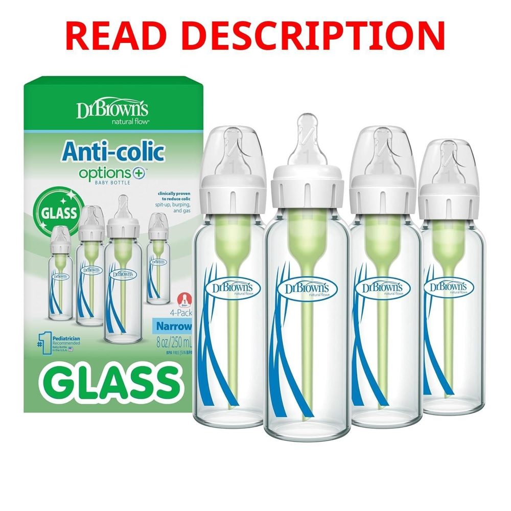 Dr. Brown's Anti-Colic Options+ 8 oz x4