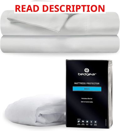 Bedgear King Essentials: Mattress & Sheets