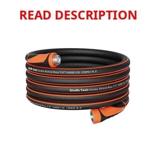 Giraffe Tools Garden Hose 5/8" 50ft 600 PSI