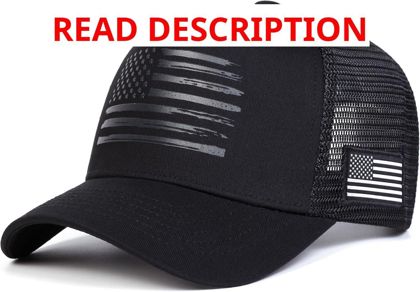 American Flag Trucker Hat Breathable Cap