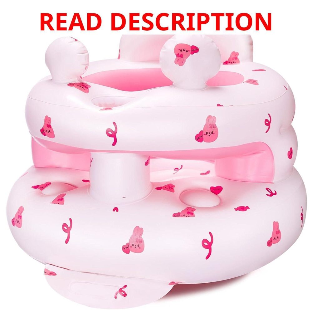 Inflatable Baby Seat 3-36 Months Pink Bunny