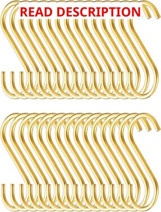 Evanda Gold S Hooks   30pc Heavy Duty