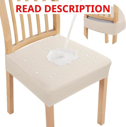 Smiry Waterproof Chair Seat Covers Set of 4