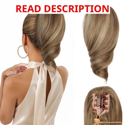 Clip-On Ponytails - 12" Curly Hair Extensions