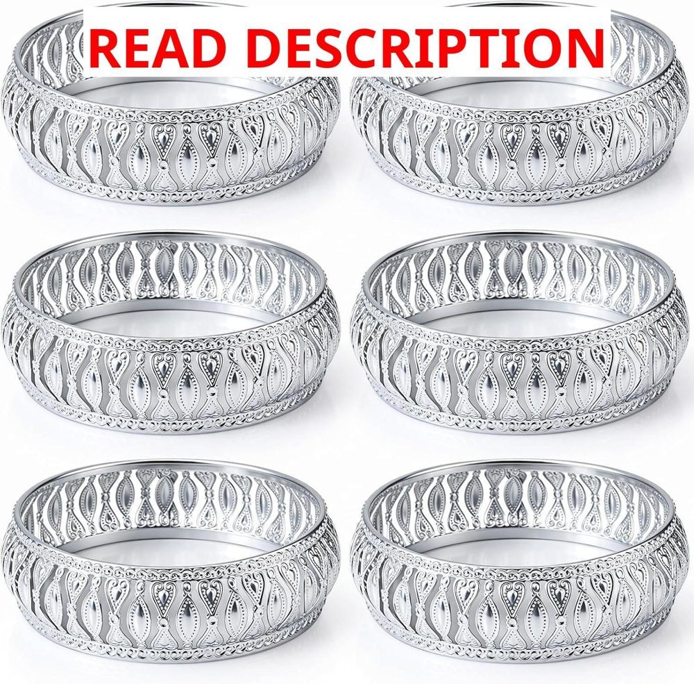 Silver Plated Pichwai Trays 6 Pcs