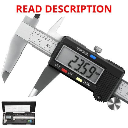 Qfun Vernier Digital Caliper 6" Stainless