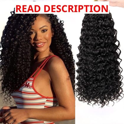 18inch Gogo Curl Crochet Hair 7Packs 1B