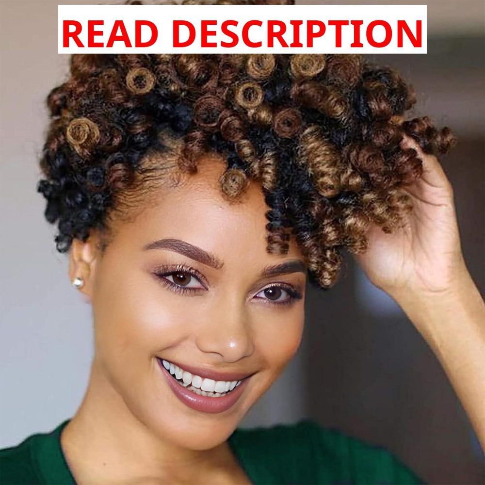 MIMAN 5 Packs 10 Inch Short Crochet Hair