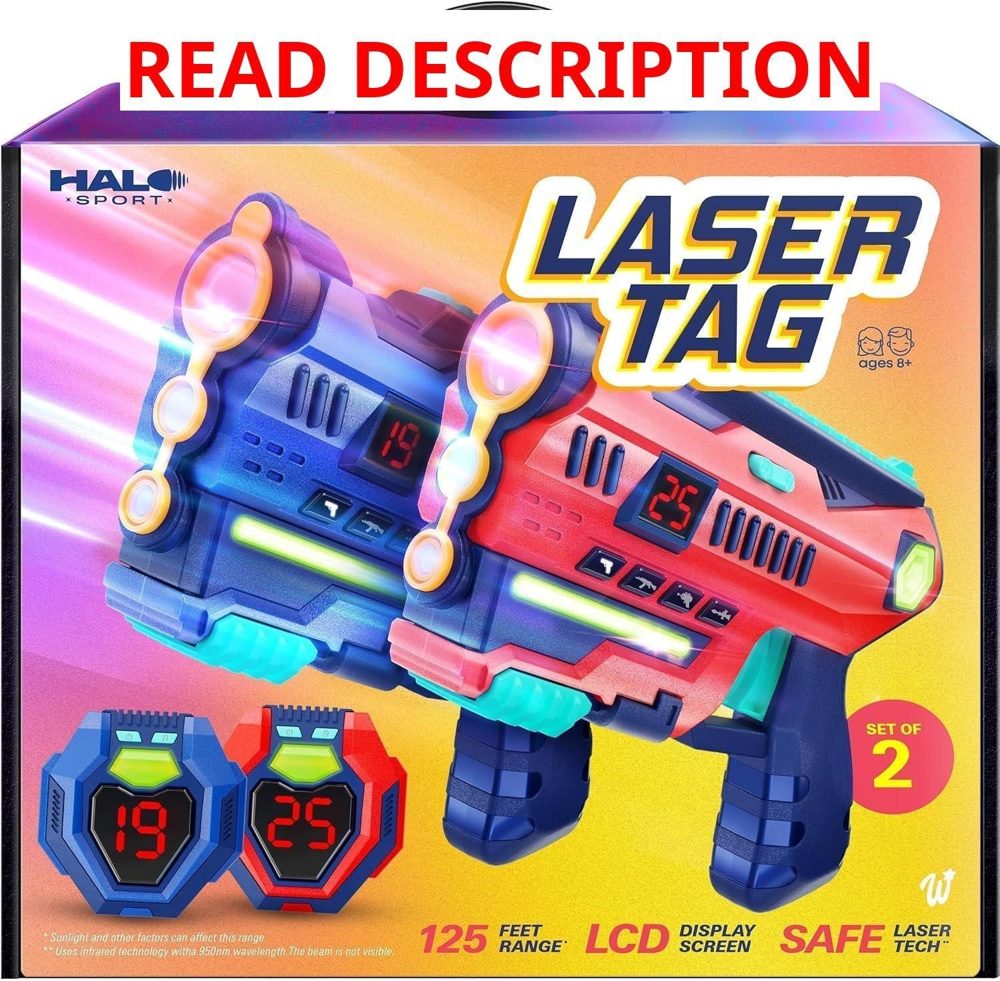Laser Tag Set of 2 for Kids Birthday Gifts