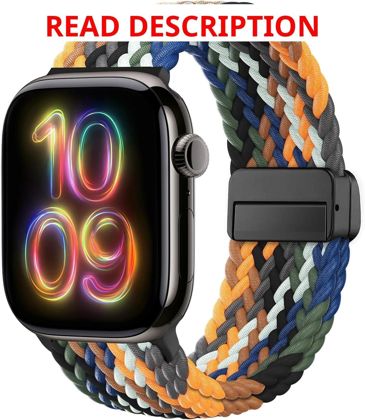 Braided Stretchy Magnetic Band for Apple Watch