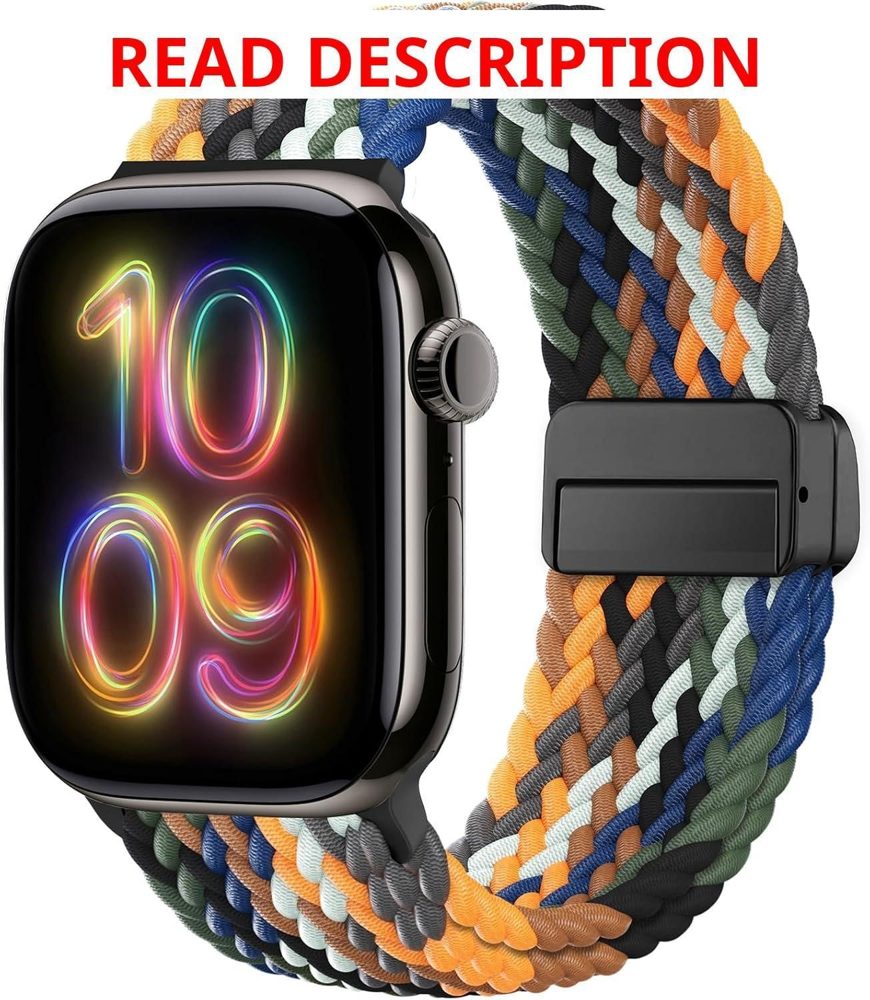 Braided Stretchy Magnetic Band for Apple Watch