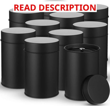 Zopeal 3-Pack Metal Tea Tin Canisters
