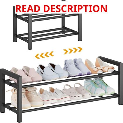 Expandable Metal Shoe Rack for Closet
