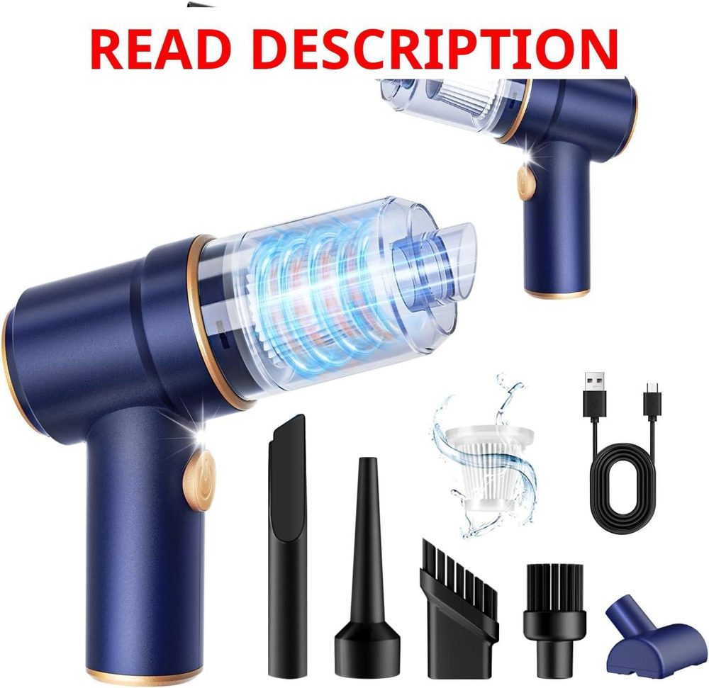 KMM Handheld Car Vacuum Cleaner Hand Vacuum