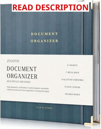 Document Organizer for Important Files