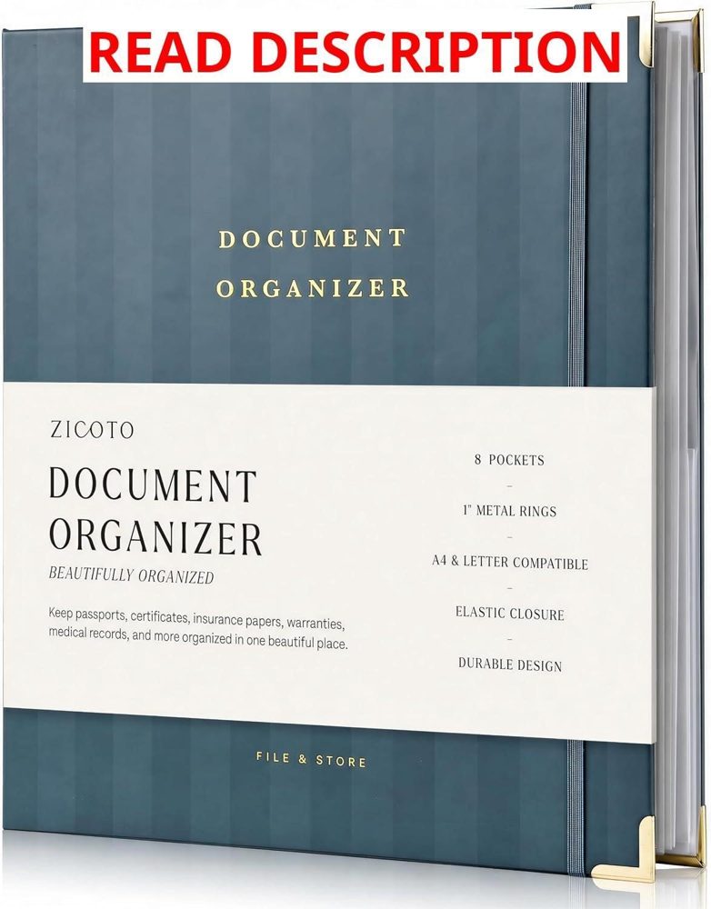 Document Organizer for Important Files