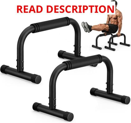Push Up Bars Adjustable 10 12.5" Parallettes
