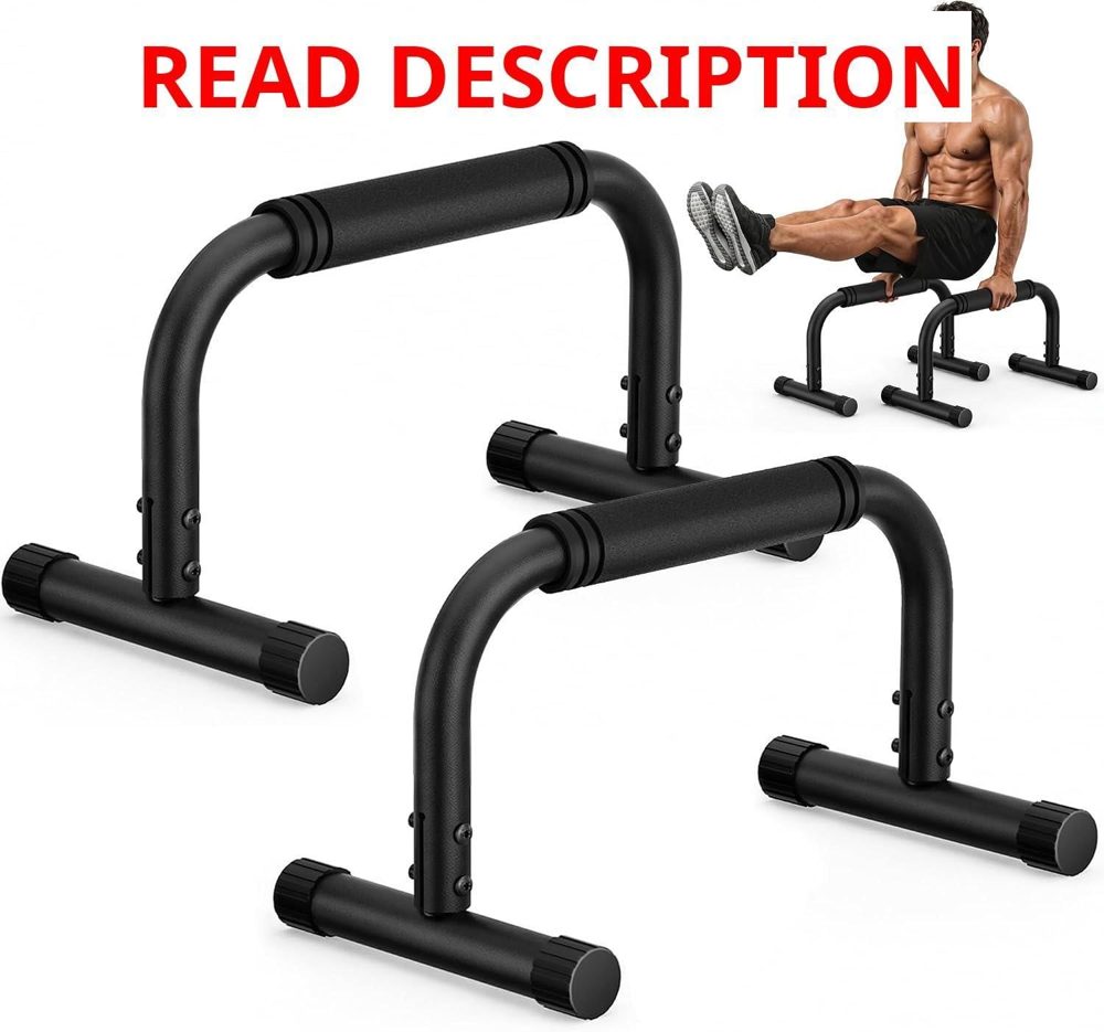 Push Up Bars Adjustable 10 12.5" Parallettes