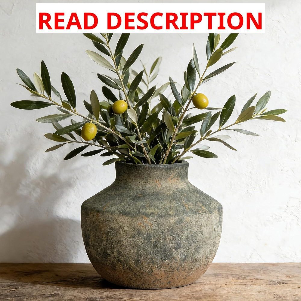 Ceramic Vase 5.5" Small Decorative Centerpiece