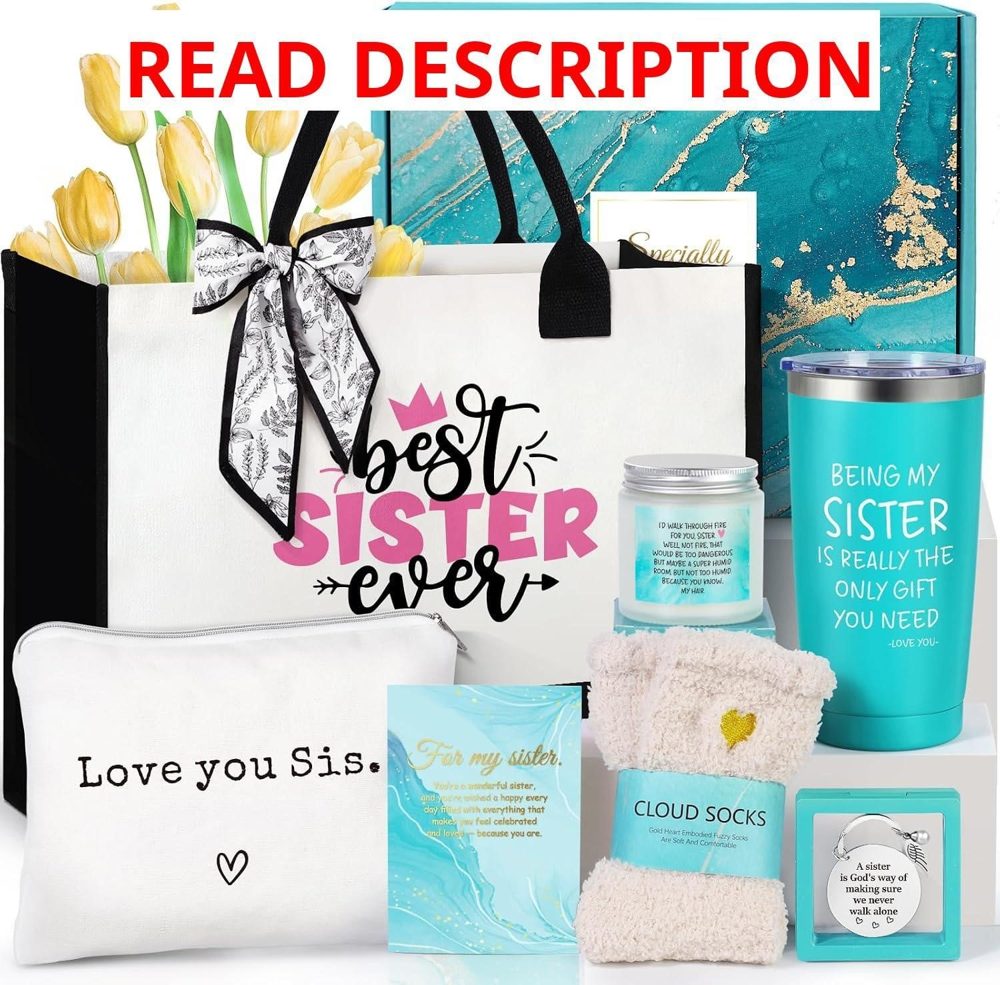 Suhctuptx Gifts for Women Tote Bag Sister