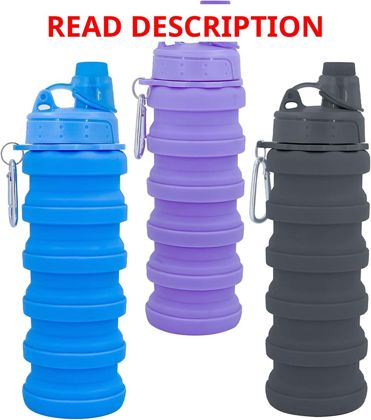 Collapsible Water Bottle 500ml Silicone