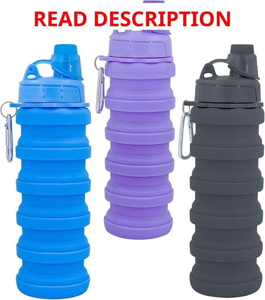 Collapsible Water Bottle 500ml Silicone