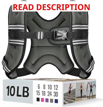 Zeerun Weighted Vest 6/8/10/12/15/18/20/24/30