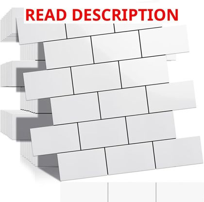 Art3d Peel & Stick White Subway Tile