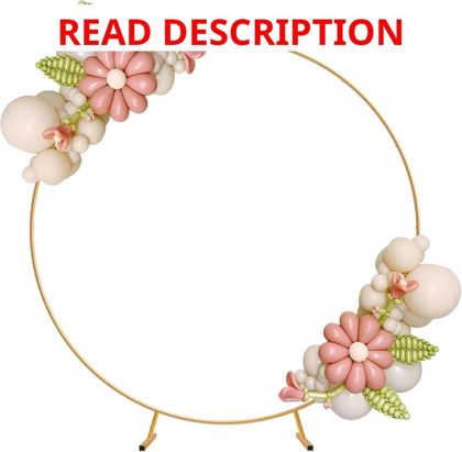 Metal Round Backdrop Stand Kit 6.5ft Circle