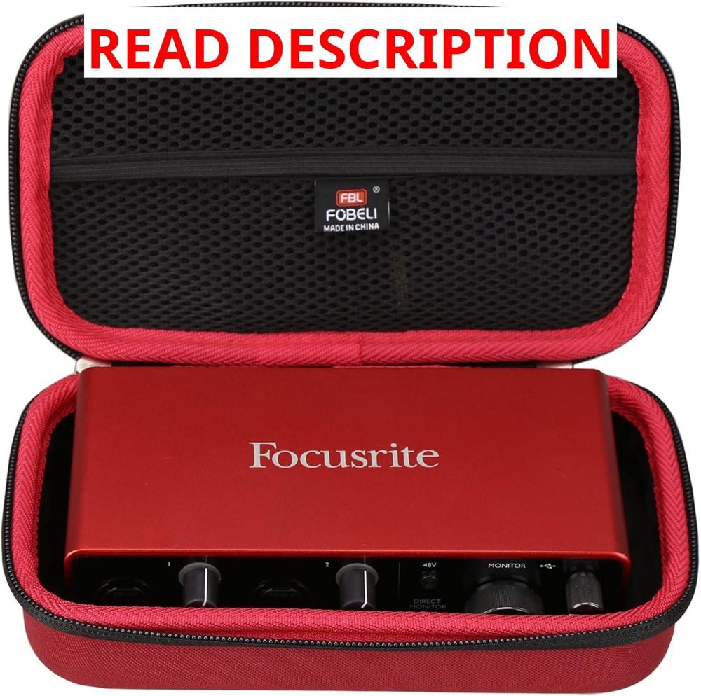 FBLFOBELI EVA Case for Focusrite 2i2 3rd Gen