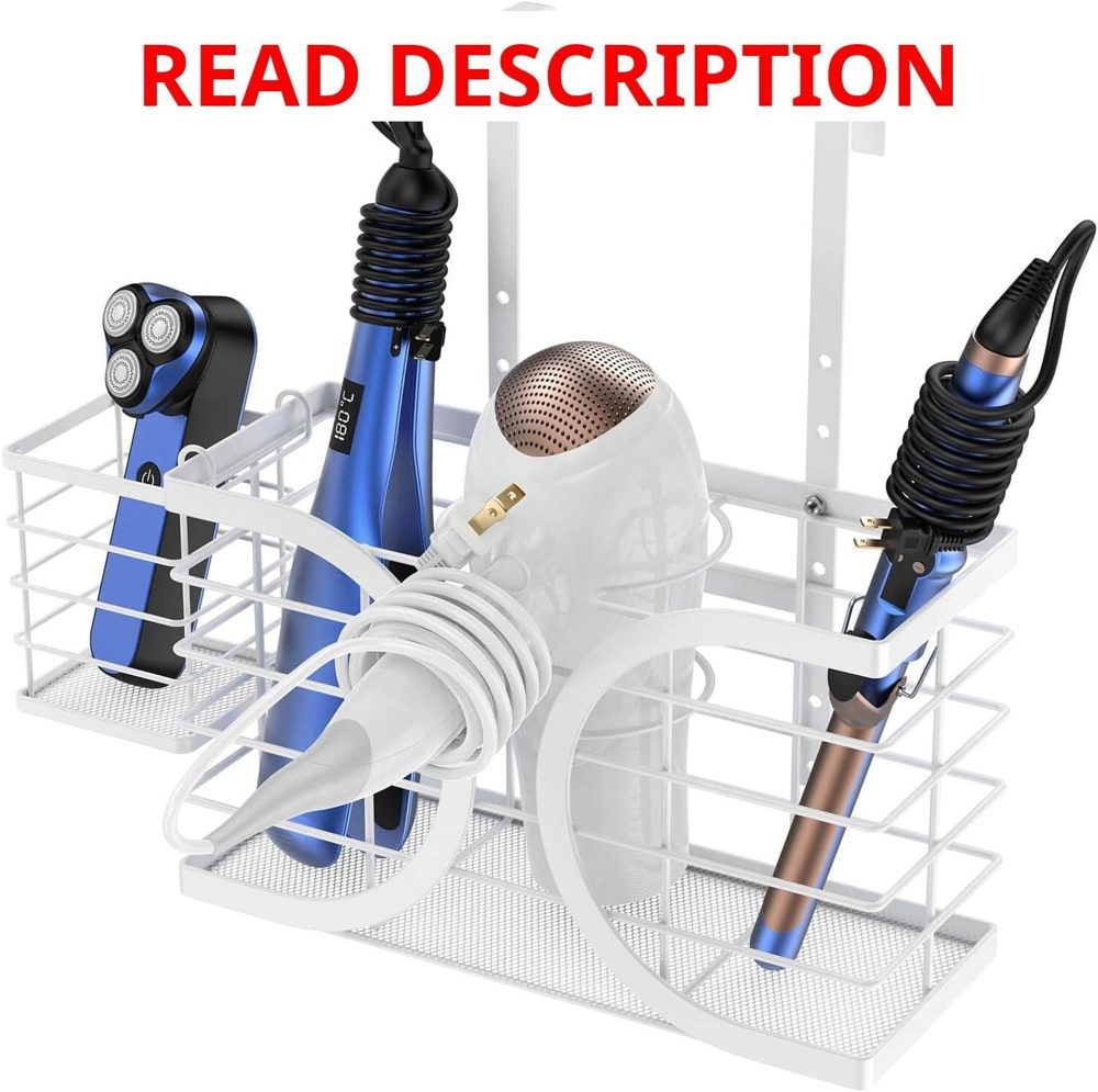 Hair Dryer Holder 3in1 Tool Organizer