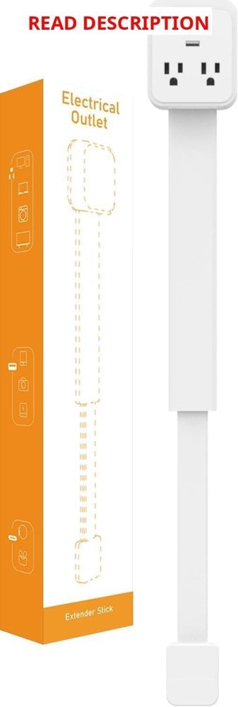 Outlet Extender Stick with USB C & 2 USB Ports