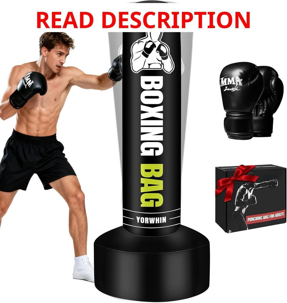 Heavy Freestanding Punching Bag 70" for Adults