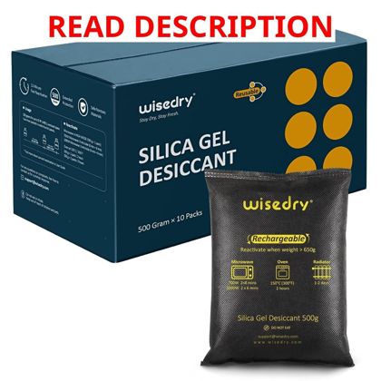 Wisedry 10x500g Silica Gel Dehumidifier