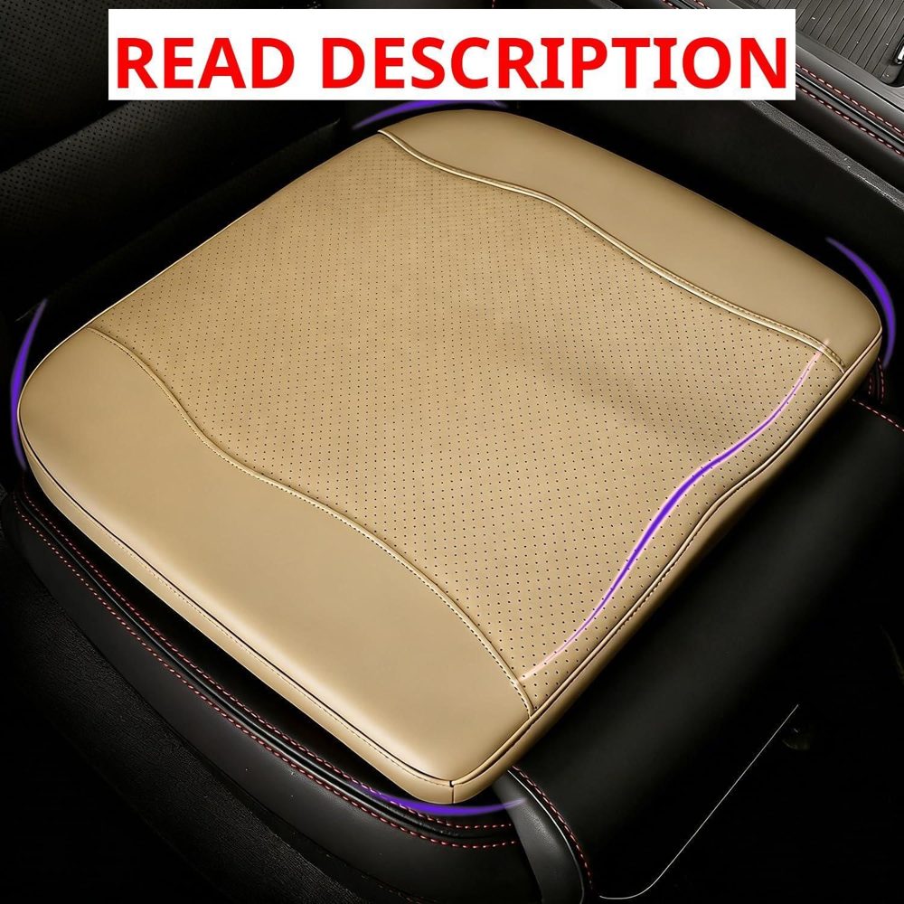 Comfort Memory Foam Car Seat Cushion Beige