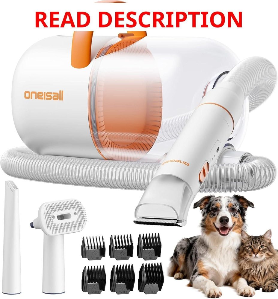 oneisall Grooming Vacuum with Clippers