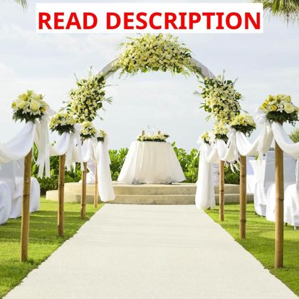 White Carpet Runner 140GSM 3x10ft (White)