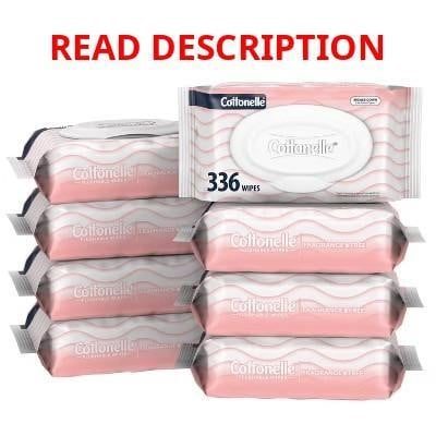 Cottonelle Flushable Wipes - 8pk/42ct