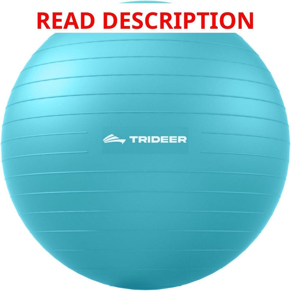 Trideer Yoga Ball for Exercise & Balance