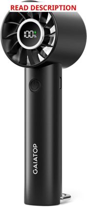 Gaiatop Portable Mini USB Fan Handheld black