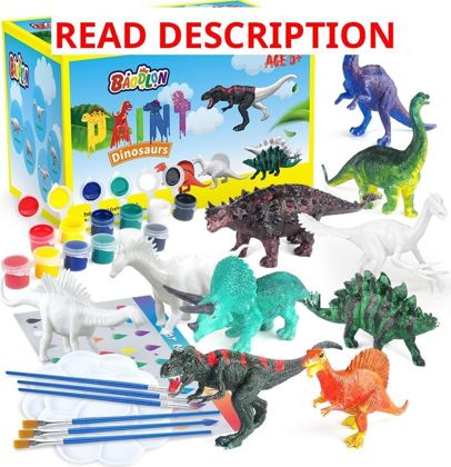 BAODLON Kids Dino Painting Set