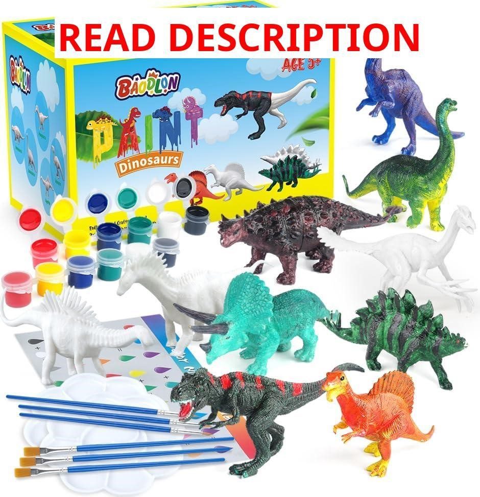 BAODLON Kids Dino Painting Set